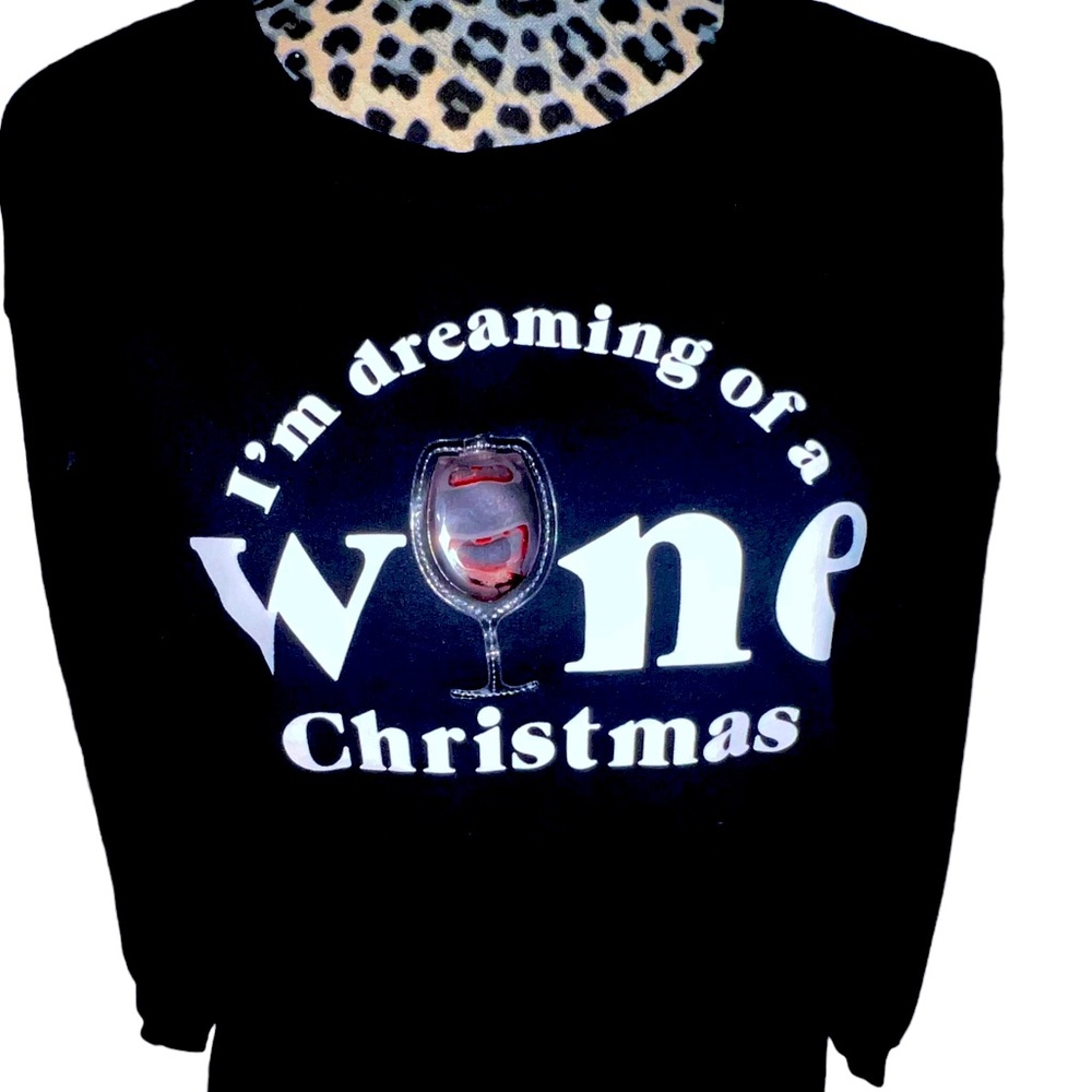 Dreaming of a wine Christmas L Sweatshirt